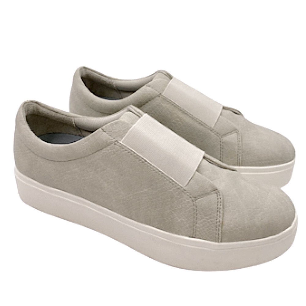 Dr. Scholl's KINNEY BAND Sneakers snake prints light grey womens size 6.5